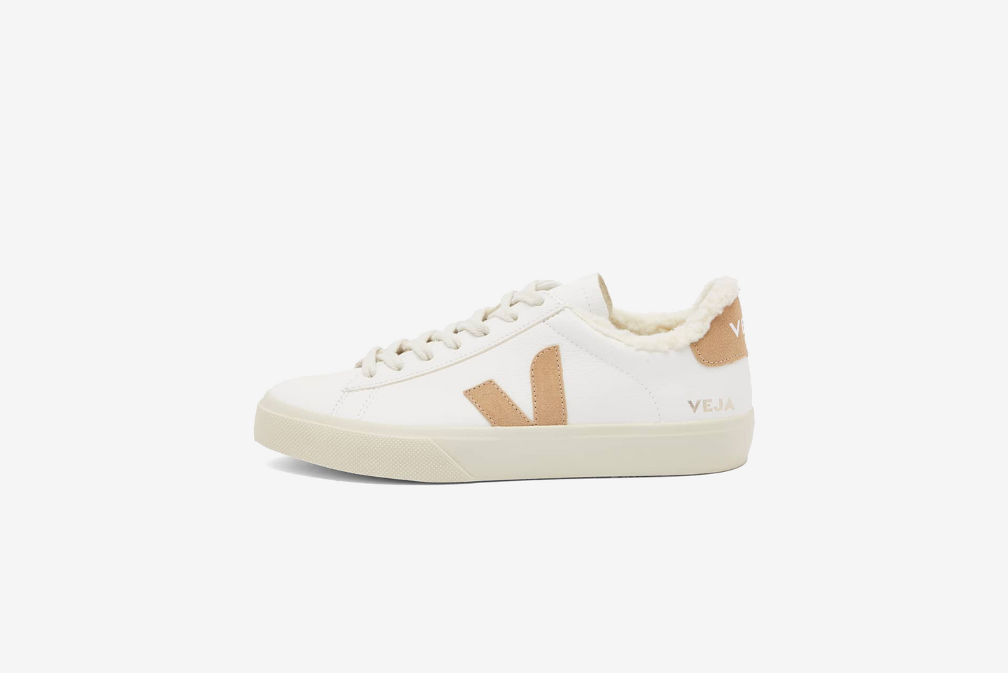 Veja "Campo Winter Chromefree Leather"  M - Extra White / Desert
