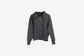 Manor "Washed French Terry Quarter  Zip" Mens - Asphalt