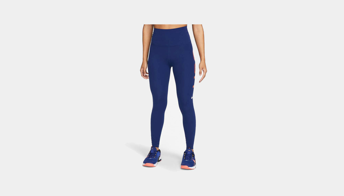 Nike "Yoga Luxe"  High-Waisted 7/8 Legging USA W - Blue