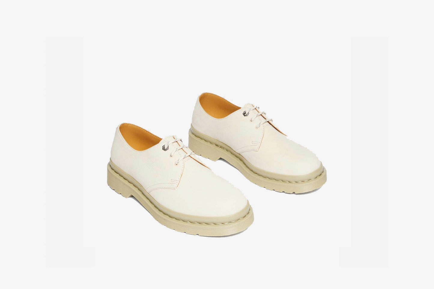 Dr. Martens "1461 Mono Milled Nubuck Leather Oxford" M - Parchment Beige/Milled Nubuck