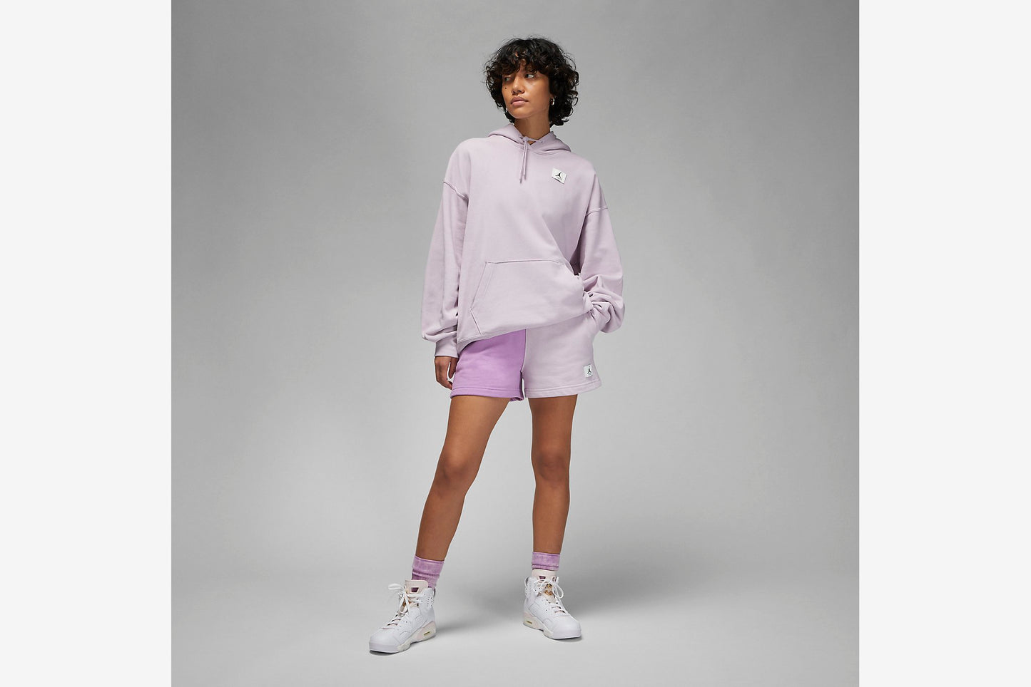 Jordan "Flight Fleece Color Block Short" W - Violet Shock/Iced Lilac